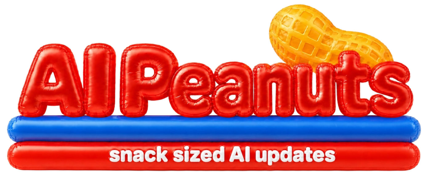 AI Peanuts — snack sized AI updates